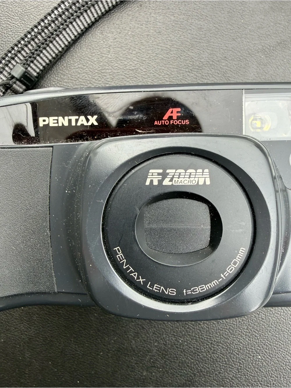 Pentax IQZoom 60-R AF Zoom Point & Shoot Film Camera 35-60mm Vintage NOT TESTED